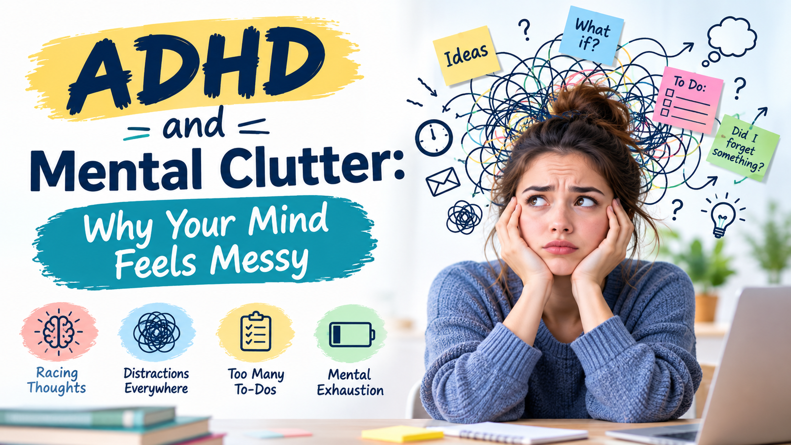ADHD and Mental Clutter: Why Your Mind Feels Messy
