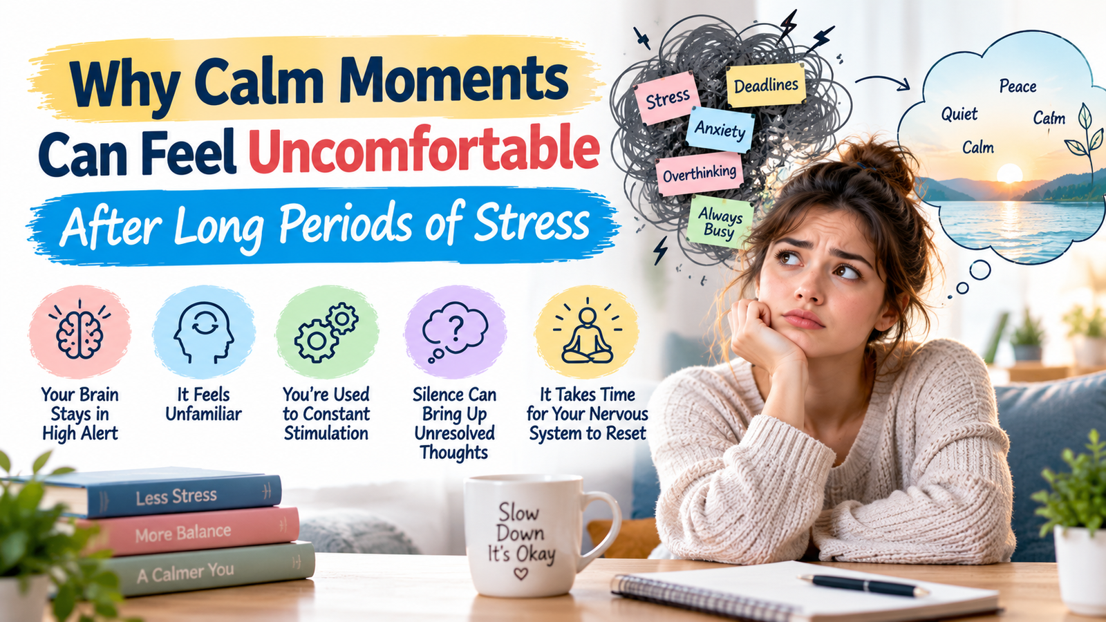 Why Calm Moments Can Feel Uncomfortable After Long Periods of Stress