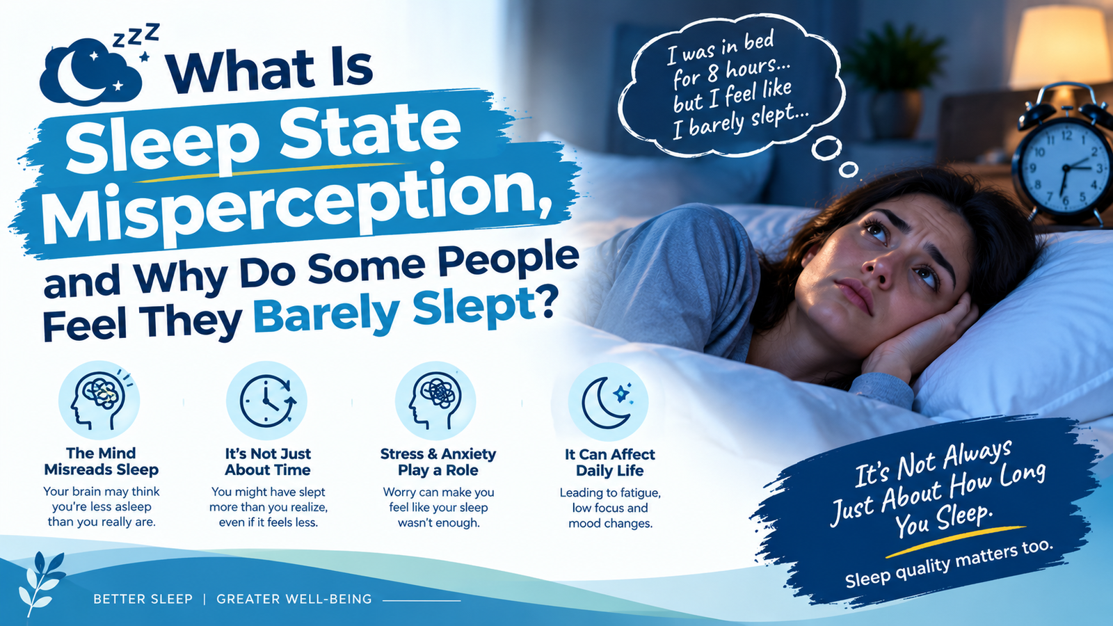 What Is Sleep State Misperception, and Why Do Some People Feel They Barely Slept?