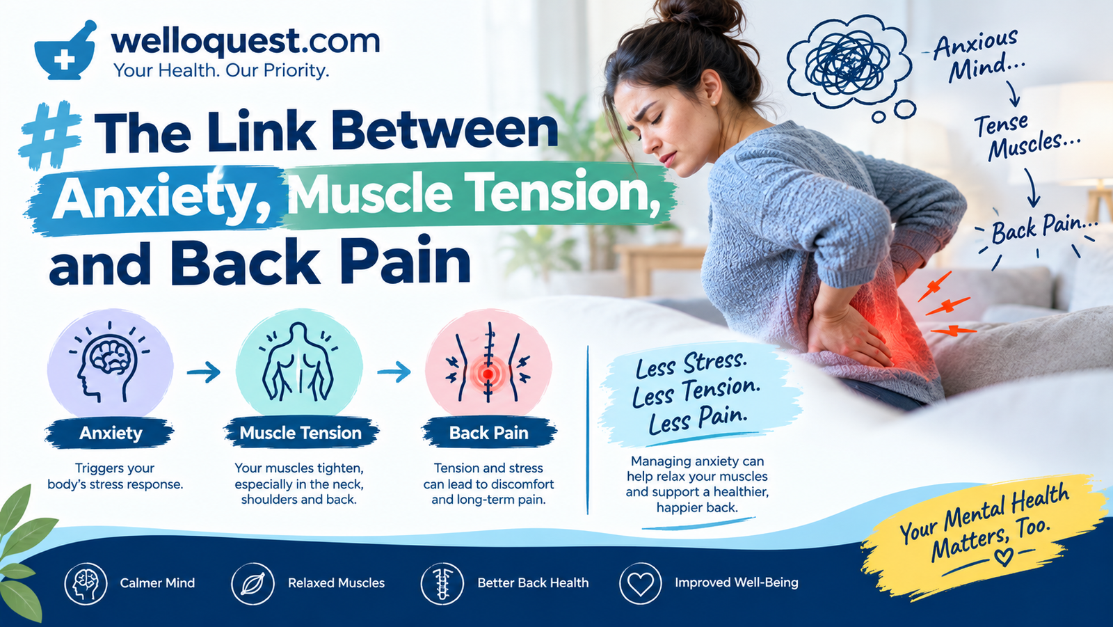 The Link Between Anxiety, Muscle Tension, and Back Pain